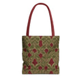 Vintage Vibes Green and Red Tote Bag (AOP)