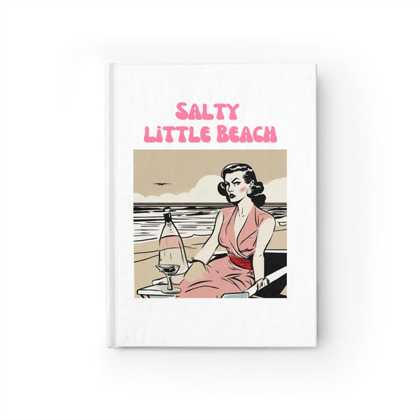 Salty Little Beach Lined Journal