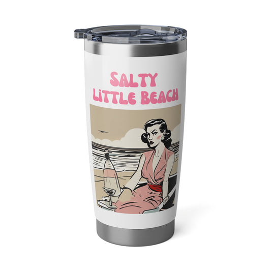 Retro inspired Salty Little Beach Vagabond 20oz Tumbler