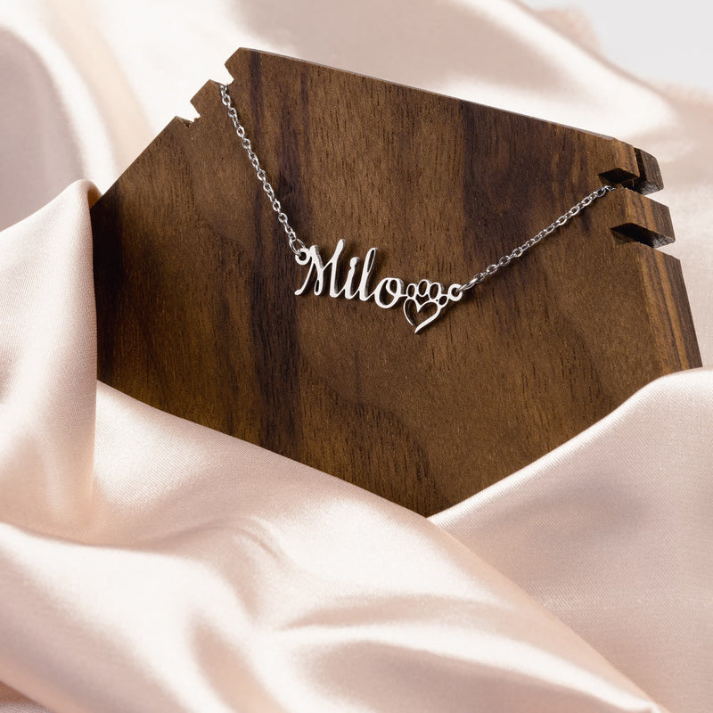 Customised Dog Name Necklace